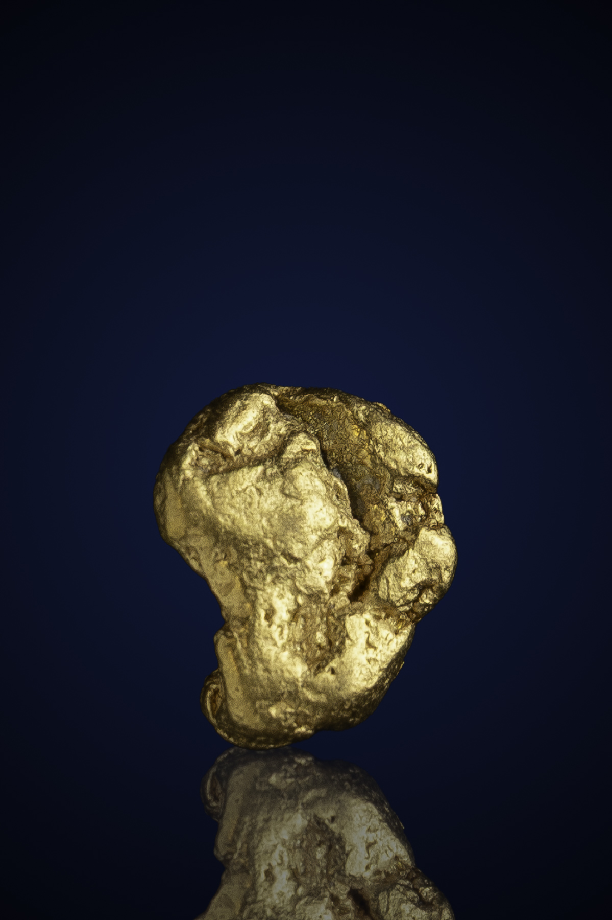 Solid, Chunky Natural Gold Nugget - CA - 3.52 grams (image for) Solid, Chunky Natural Gold Nugget - CA - 3.52 grams